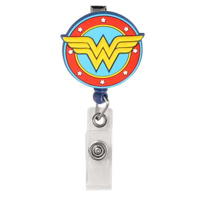 DC Comics Wonder Woman Badge Reels Retractable Official License
