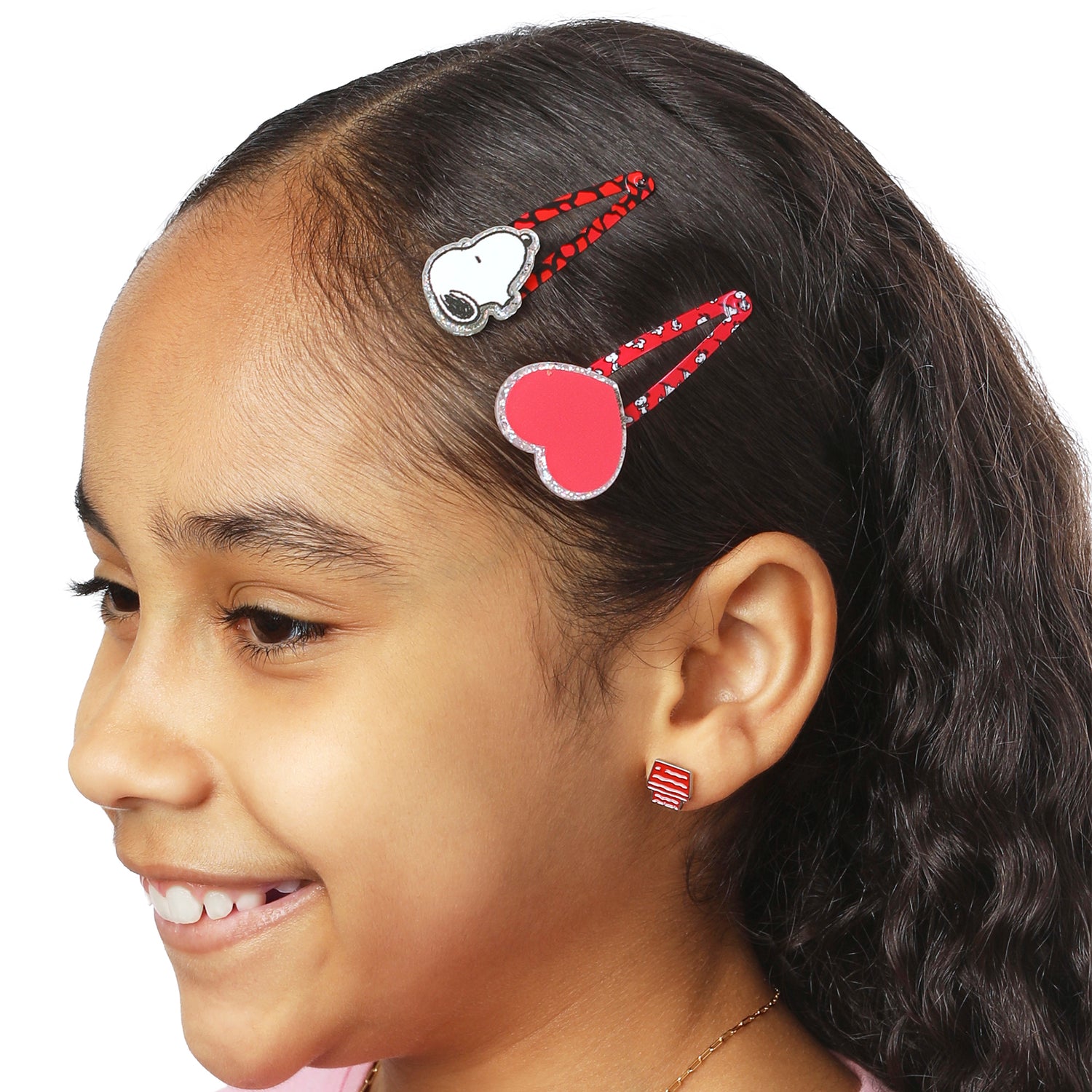 Peanuts Woodstock and Snoopy Hair Clips 8-Piece Set Official License, Peanuts Gifts, Snoopy Things