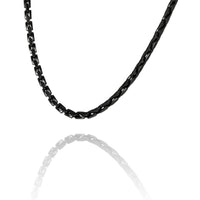 Lucky Brand Men’s Black Stainless Link 22'' Chain Necklace