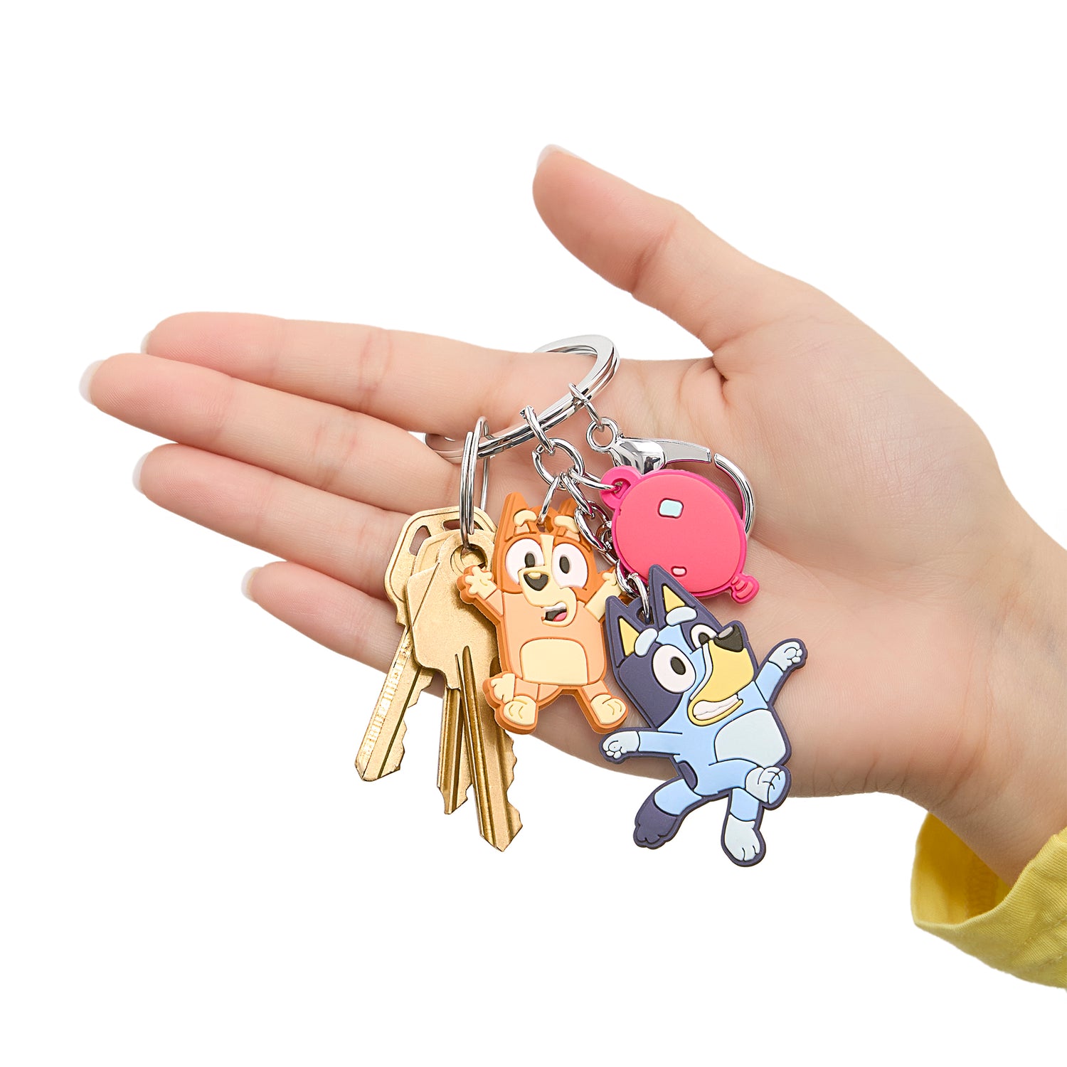 Bluey & Bingo Multi-Charm Keychain Officially Licensed