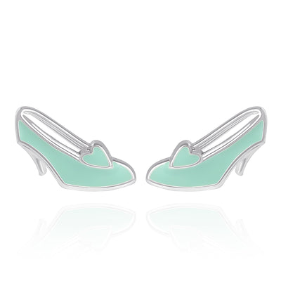 Disney Cinderella Shoes Stud Earrings