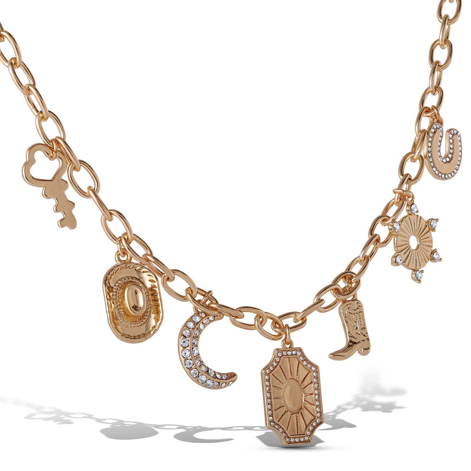 JS Jessica Simpson Starburst Charm Necklace