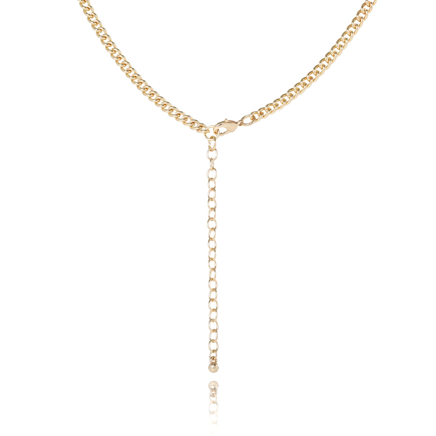 BCBG Oversized Pearl Chain Necklace