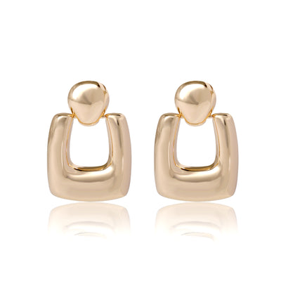 BCBG Retro Rectangle Drop Earrings