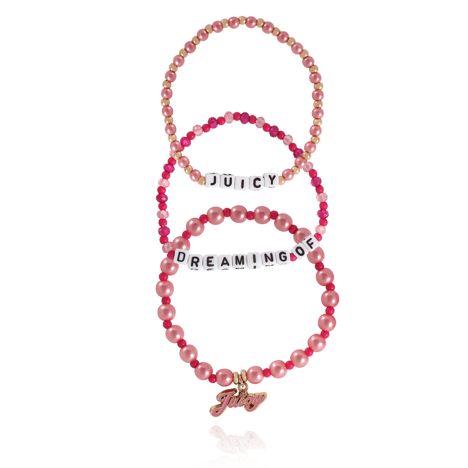 Juicy Couture Kids Dreaming of Juicy 3 Piece Stretch Beaded Jewelry