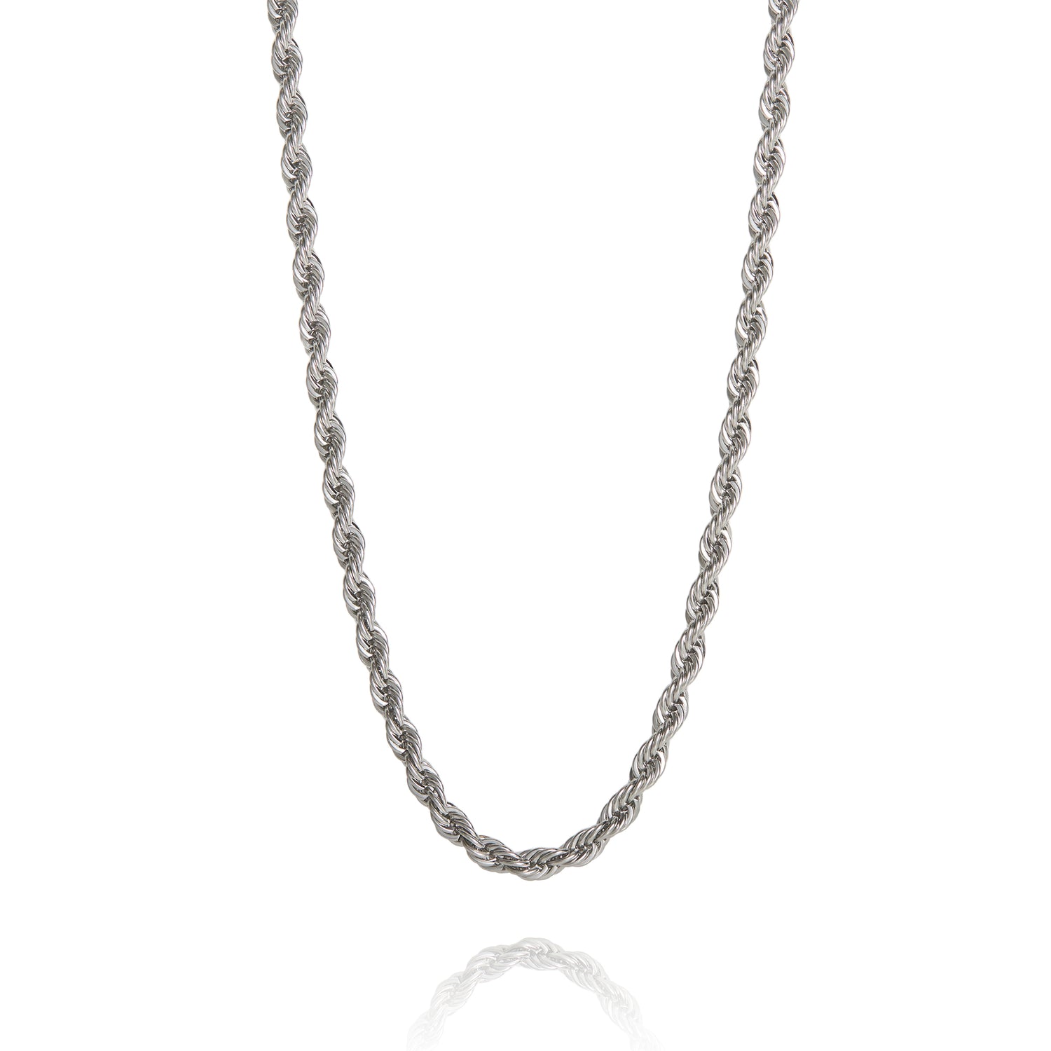Lucky Brand Stainless Steel Chain Necklace for Men, 22" Rope Chain