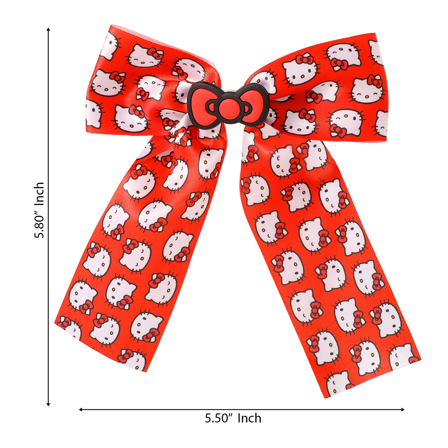 Hello Kitty Hair Bow Barrette Official License, Sanrio Hair Accessories