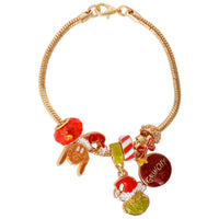 The Grinch Charm Bracelet for Women Official License, 7"