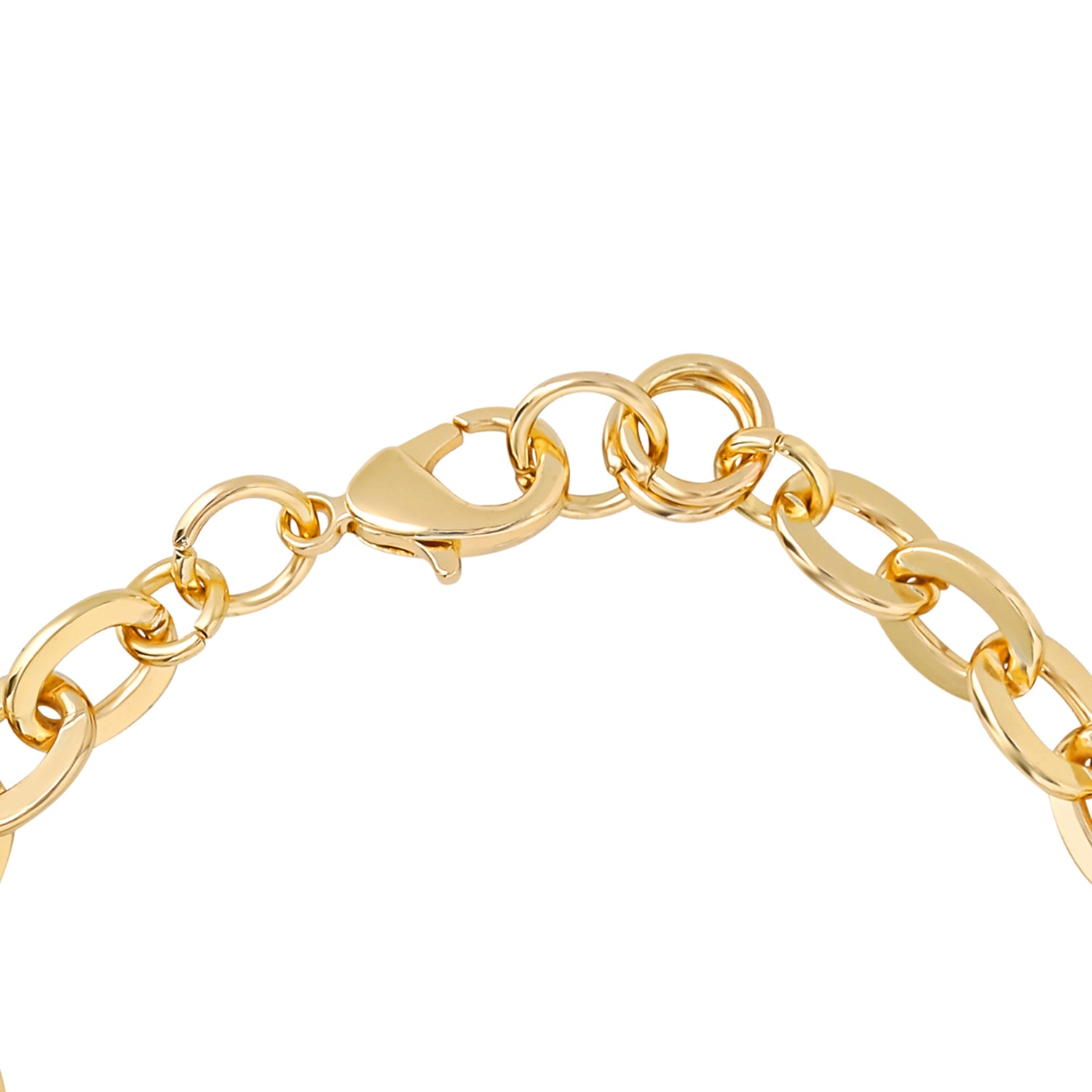 Juicy Couture Pearl & Icon Charm Bracelet, Gold‑Tone Link with Faux Pearls