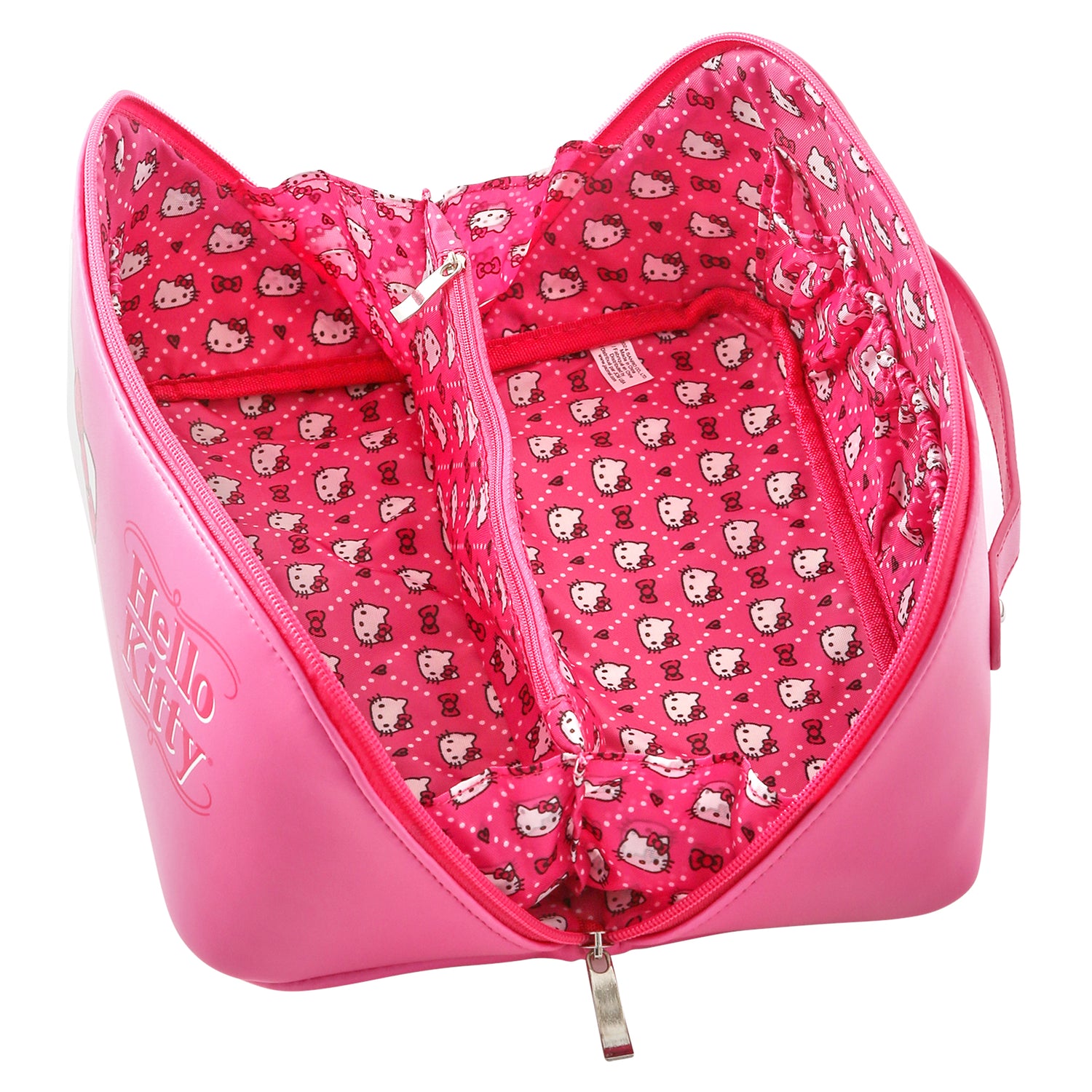 Hello Kitty Makeup Bag Official License, Travel Cosmetic Bag, Sanrio Travel Pink Makeup Bag