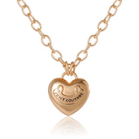Juicy Couture Gold-Tone Heart Pendant Necklace