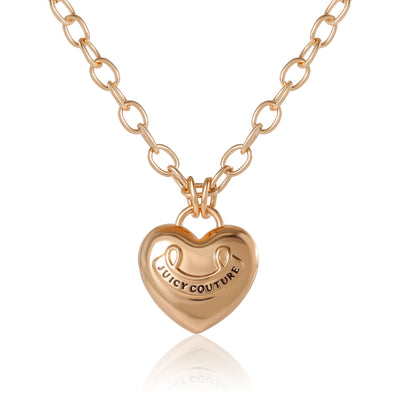 Juicy Couture Gold-Tone Heart Pendant Necklace