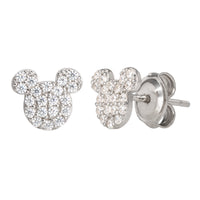 Disney Mickey Mouse Earrings for Women Official License, Sterling Silver