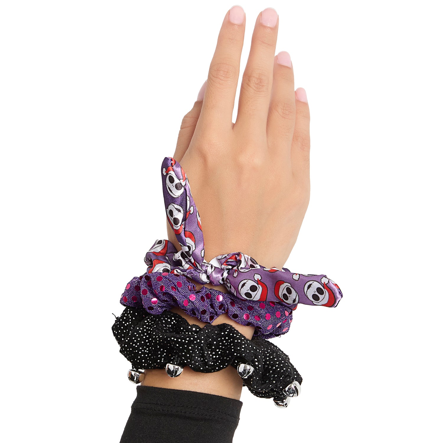 The Nightmare Before Christmas Hair Scrunchies 3-Piece Set Official License