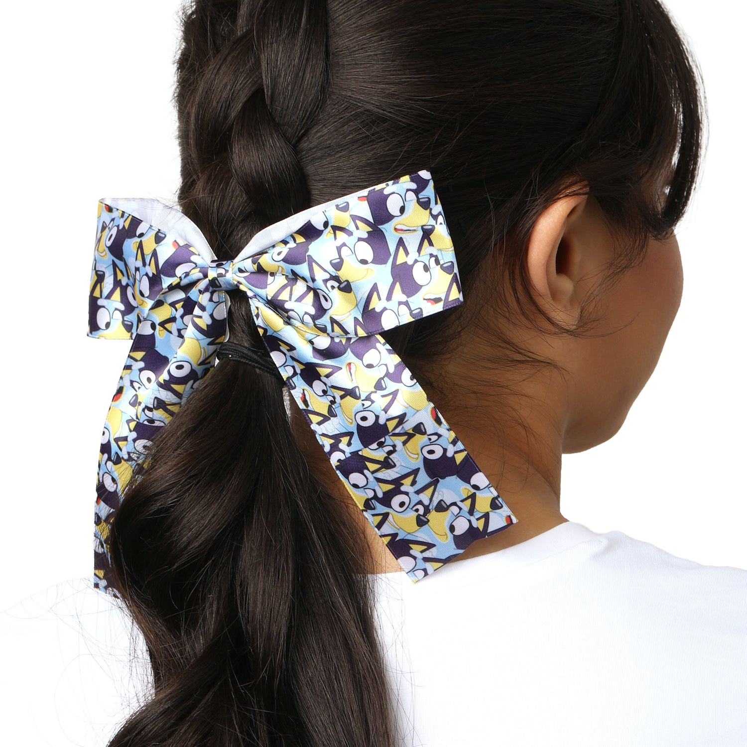 Bluey Hair Bow Barrette Clip Official License, Large Bow Clip for Hair