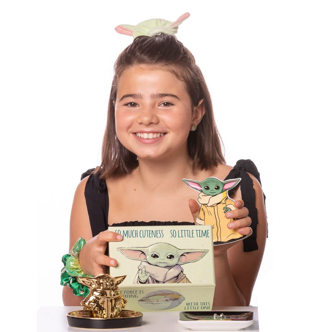 Disney Star Wars Grogu 3-D Trinket Dish - Ceramic Jewelry Tray, Ring Holder