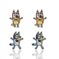 Bluey and Bingo 2-Pack Stud Earrings Set