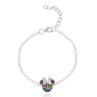 Disney 925 5.5+1.2" EXT. MINNIE MOUSE MULTI-CRYSTAL BRAC