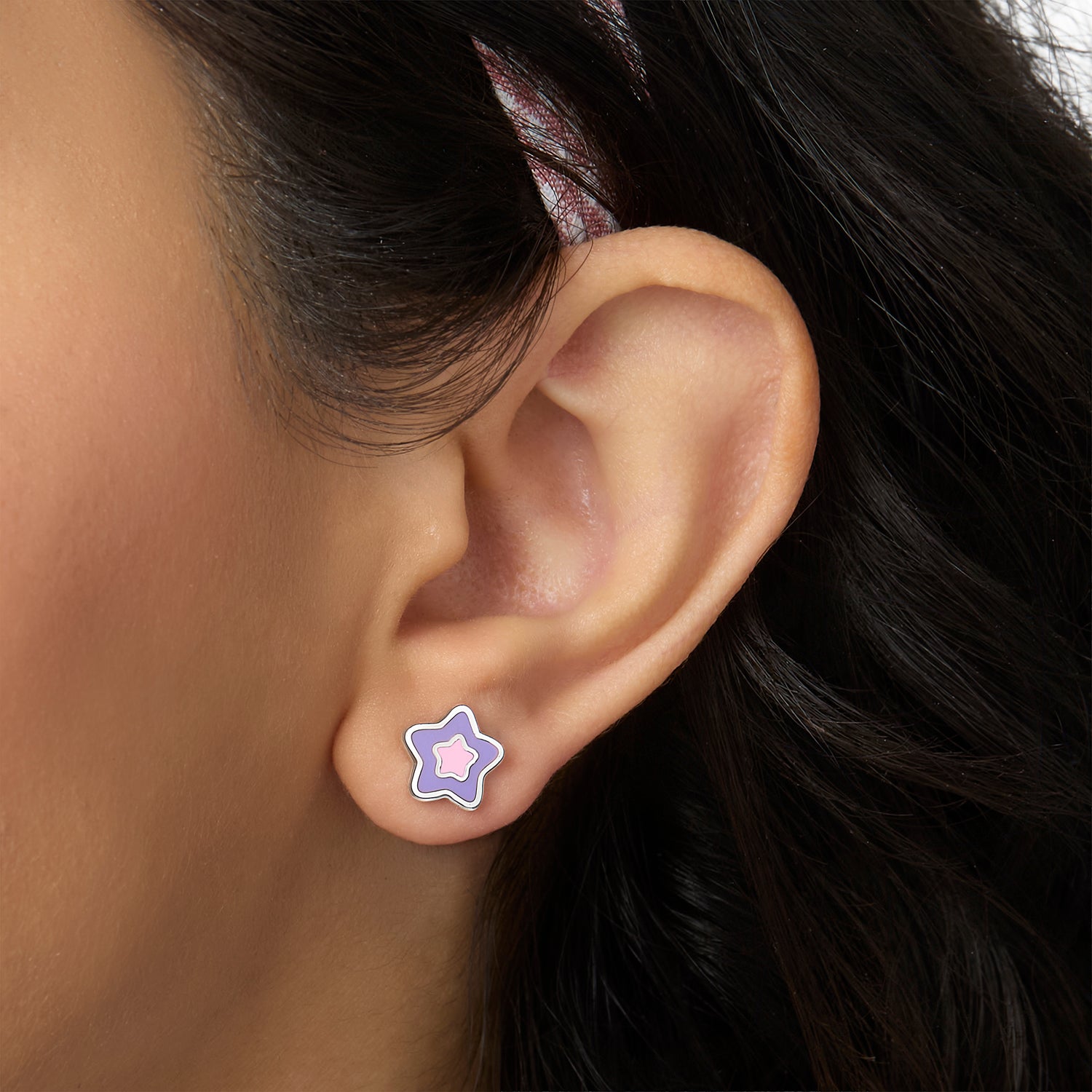 Kuromi Stud Earrings Set for Women, 2 Pairs, Sanrio Studs