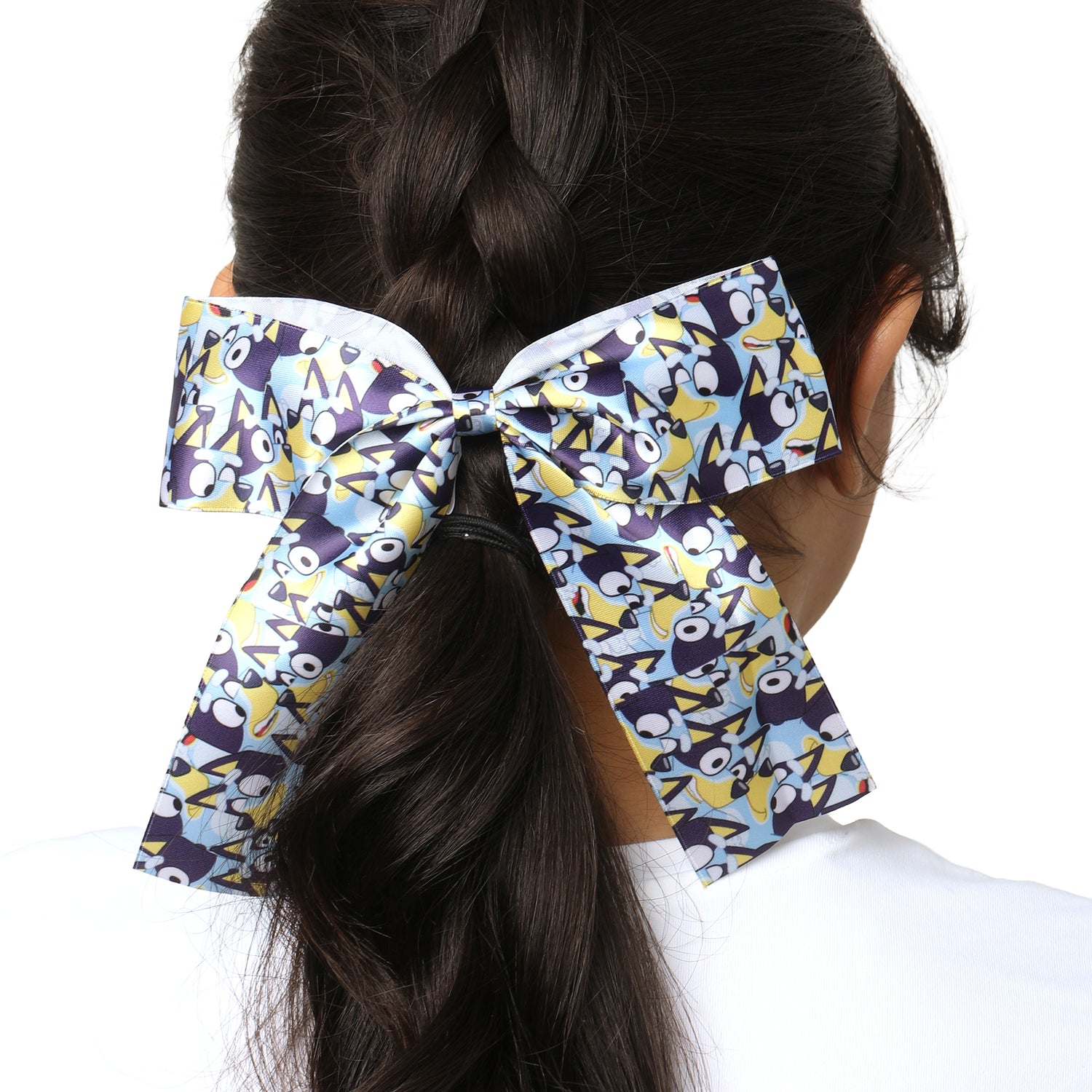 Bluey Hair Bow Barrette Clip Official License, Large Bow Clip for Hair