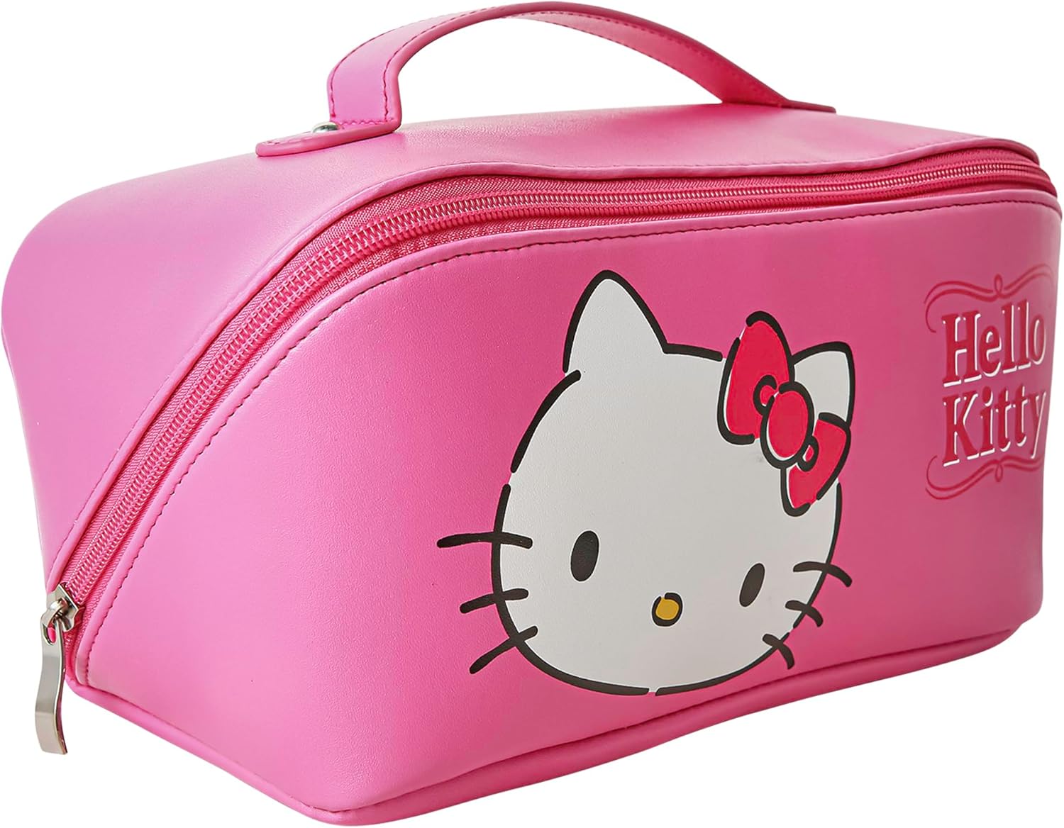 Hello Kitty Makeup Bag Official License, Travel Cosmetic Bag, Sanrio Travel Pink Makeup Bag