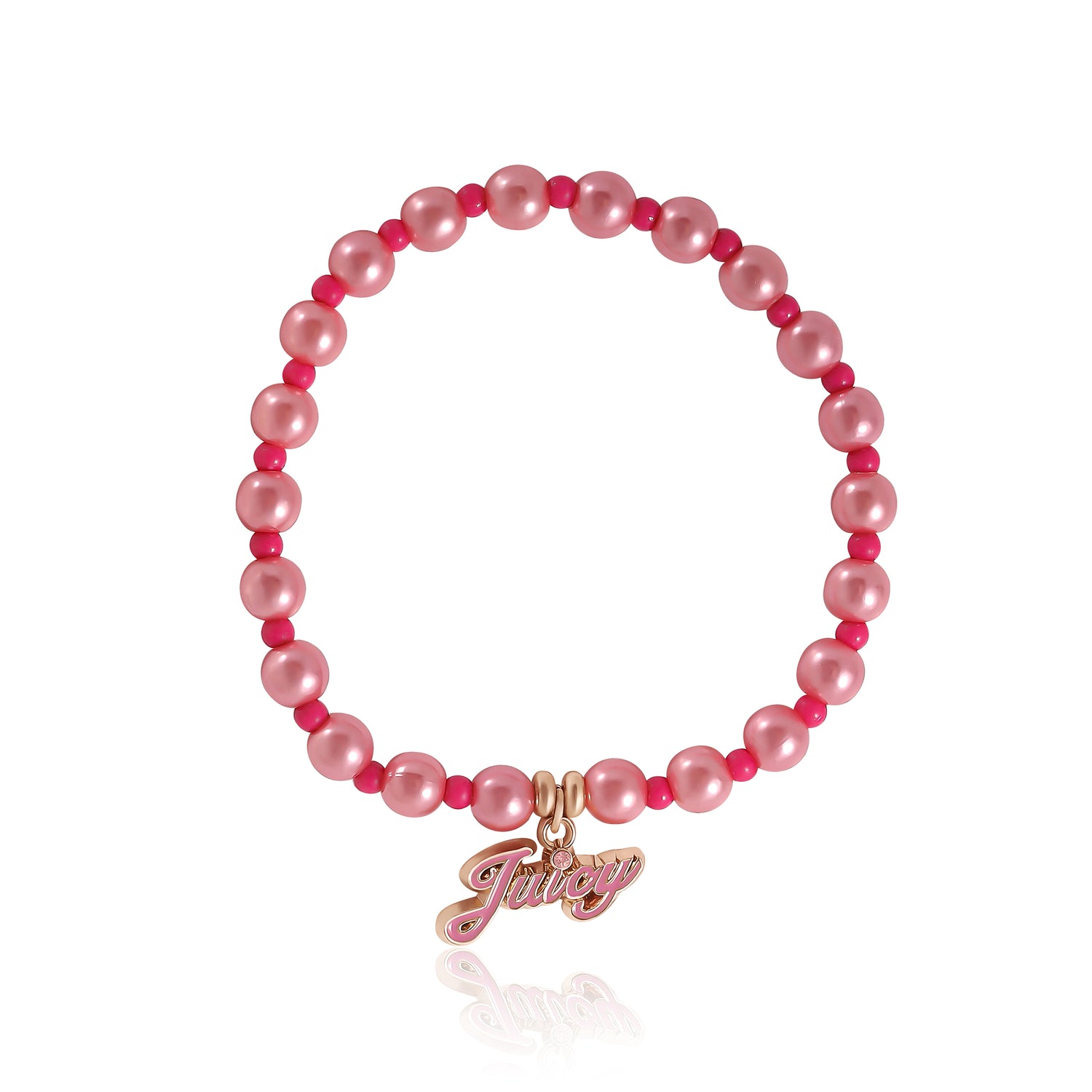 Juicy Couture Kids Choose Juicy Heart Charm 2 Piece Beaded Jewelry