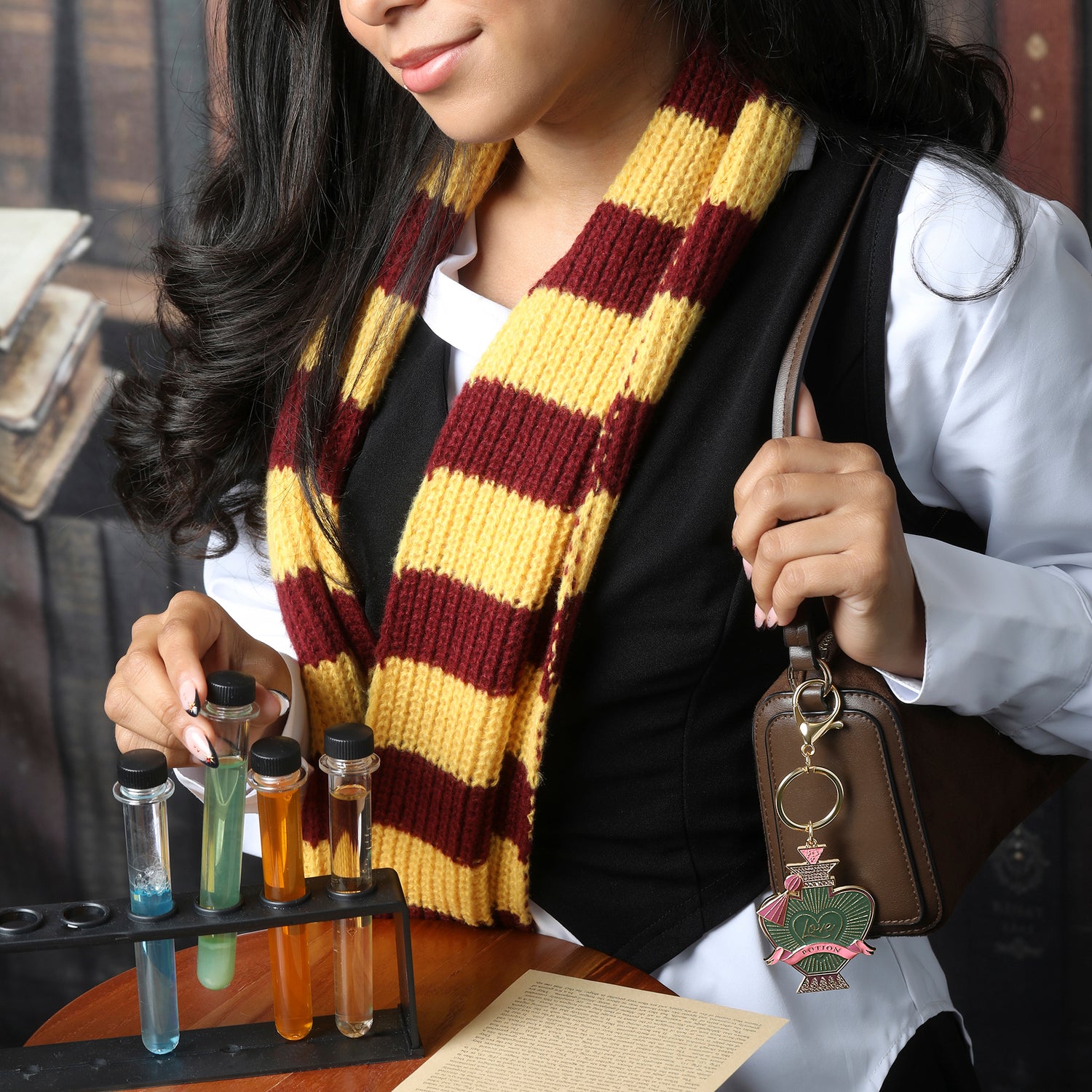 Harry Potter Love Potion Bag Charm Keychain Official License