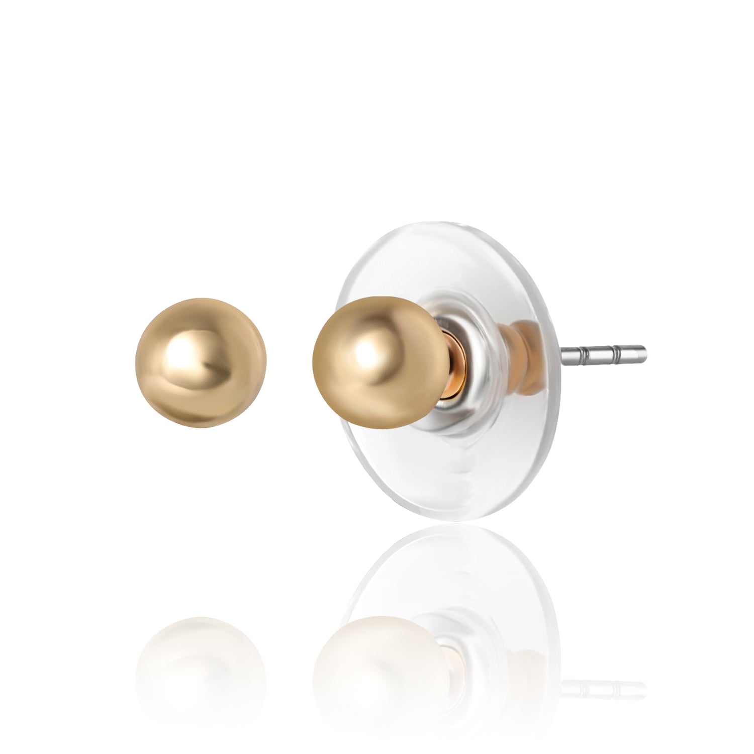 Jessica Simpson Gold-Tone Stud and Hoop Earring Set