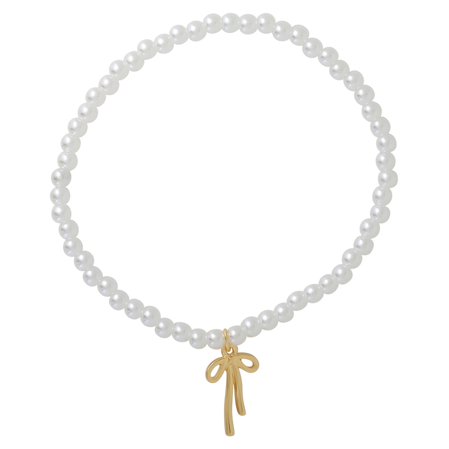 Celebrity Pink Stackable Beaded and Charm Bracelets for Women 5-Piece Set