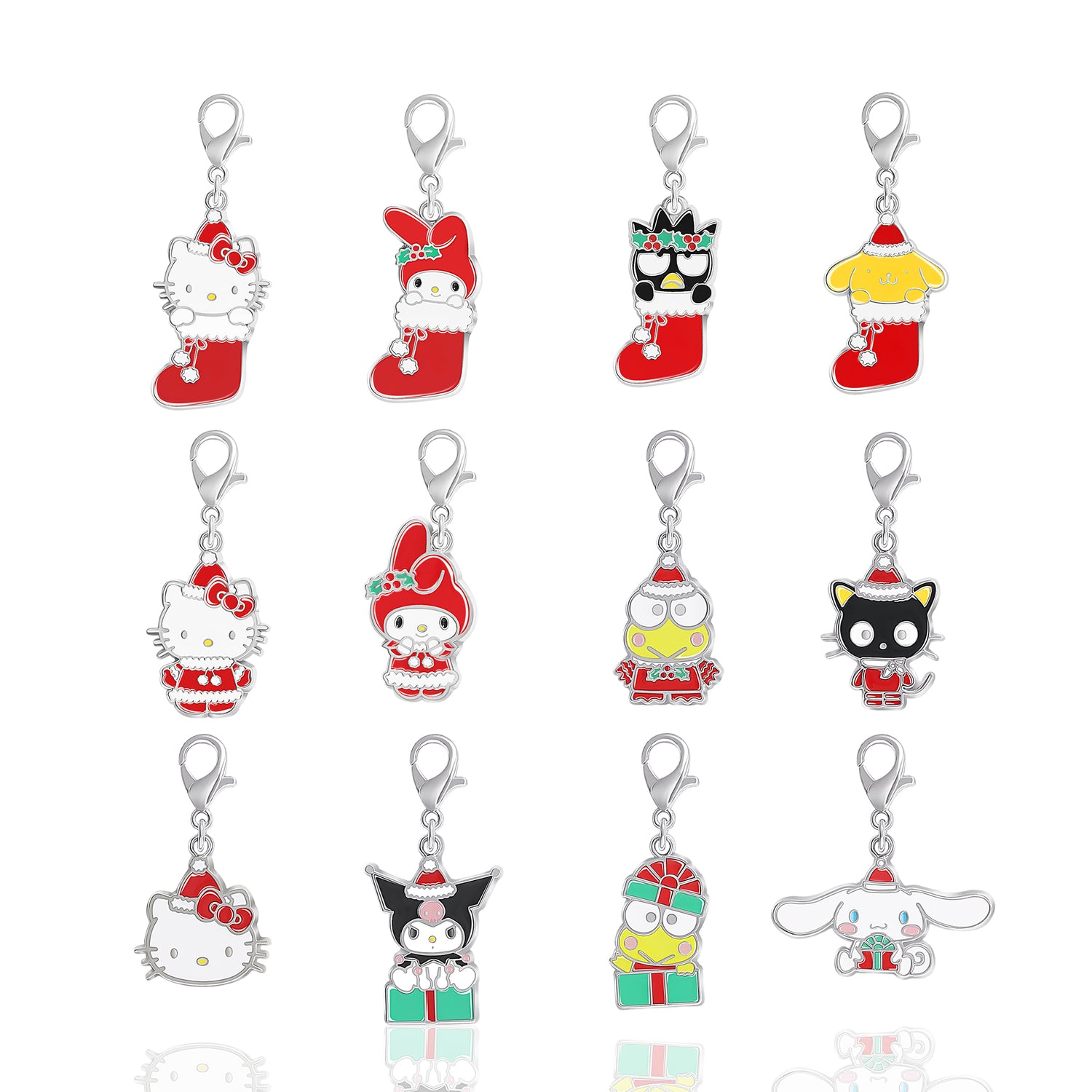 Hello Kitty and Friends Necklace, Bracelet, and 12 Sanrio Charms Advent Set - Official License Jewelry Advent