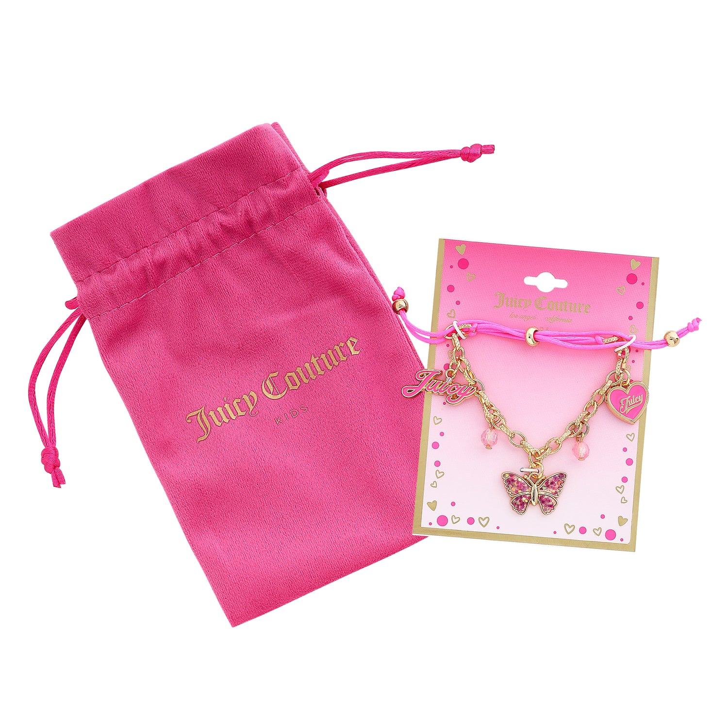 Juicy Couture Pink Charm Bracelet