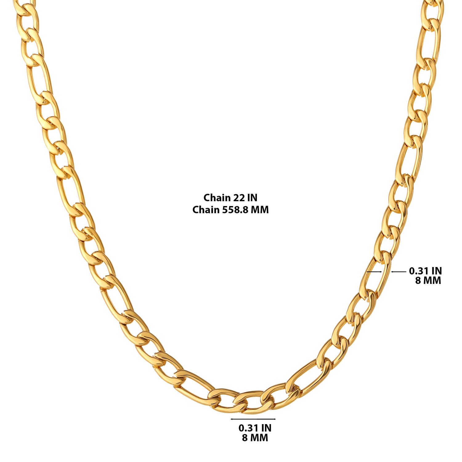 Lucky Brand Figaro Chain Necklace - 22'' Chain