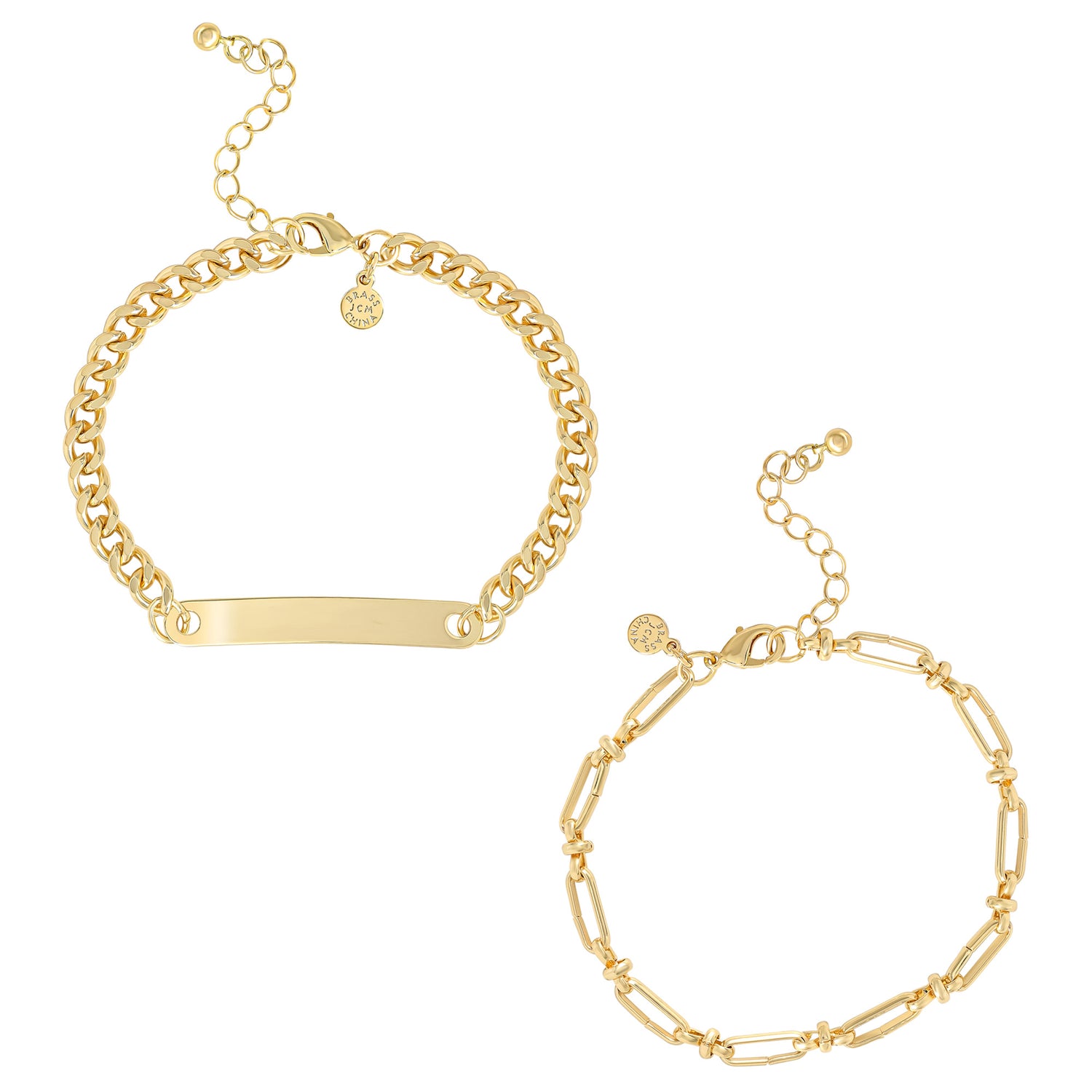 Jessica Simpson Gold-Tone Layered Bracelet Set