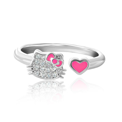 Hello Kitty Sanrio Womens Sterling Silver Toe Ring