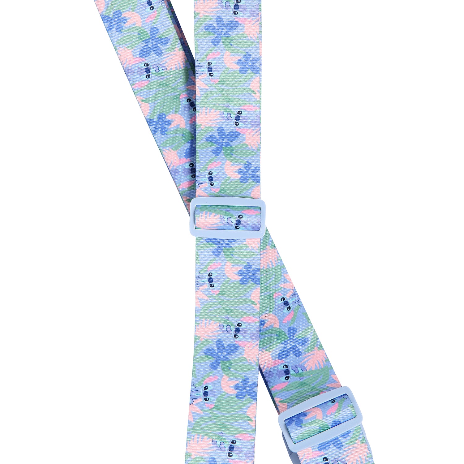 Stitch Luggage Straps 2-Piece Set Officially License, Adjustable Luggage Belts from 30''-72'', Suitcase Bands, Disney Gifts