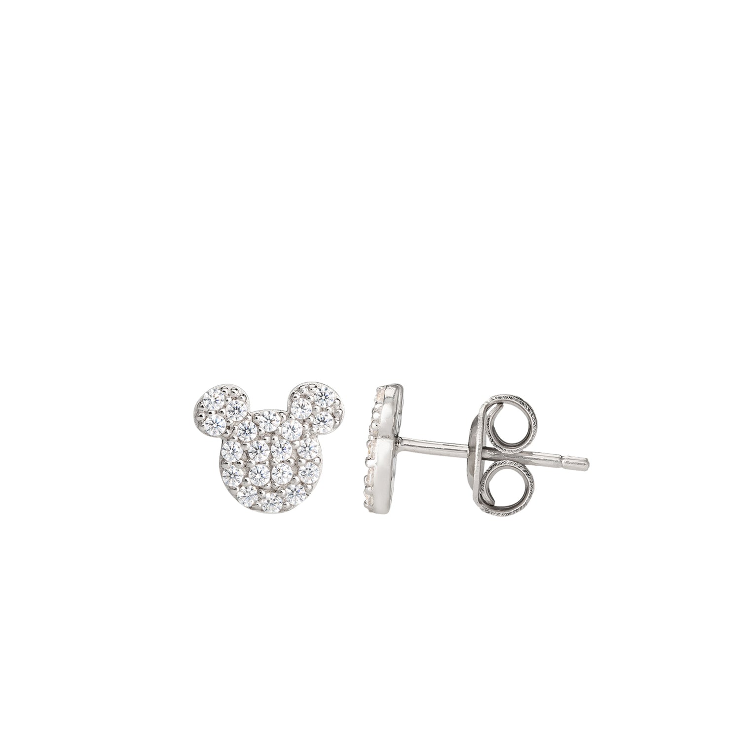 Disney Mickey Mouse Earrings for Women Official License, Sterling Silver