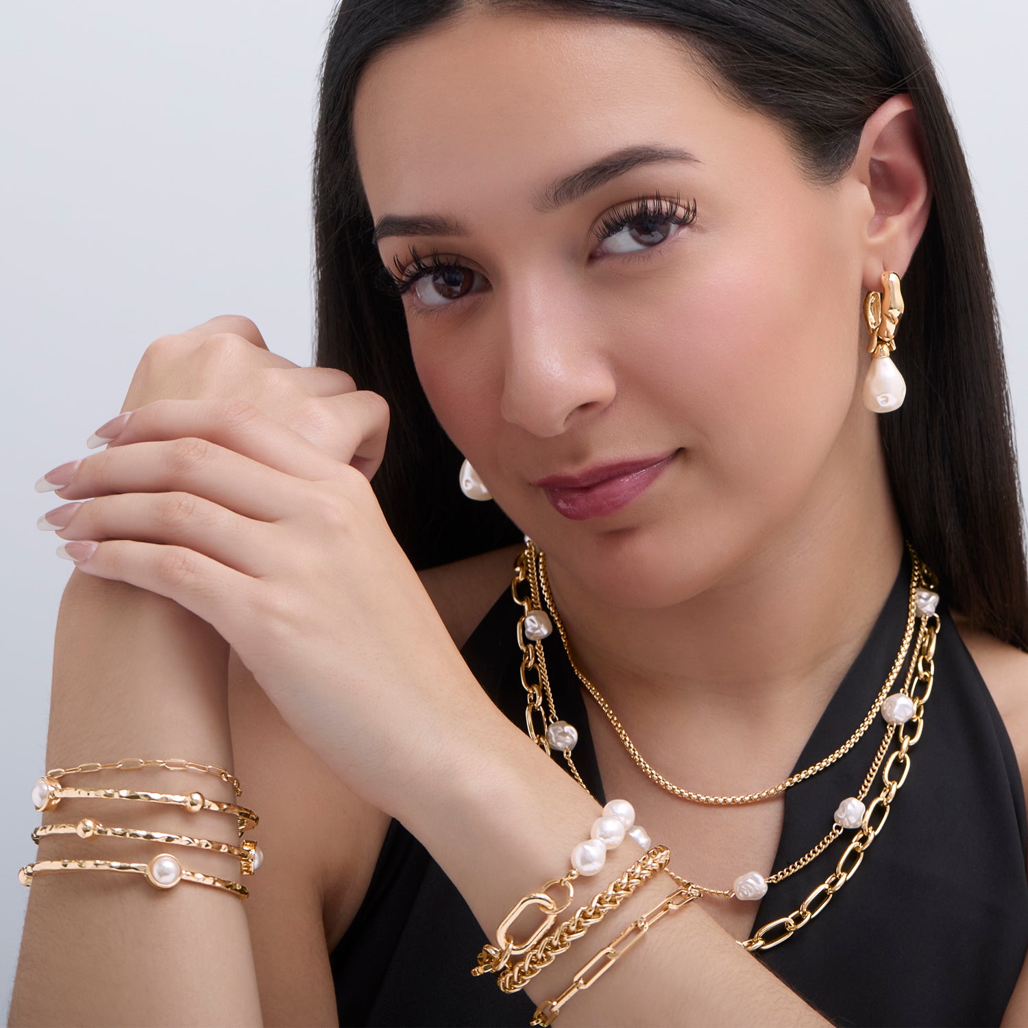 Yellow Gold-Plated Bracelet