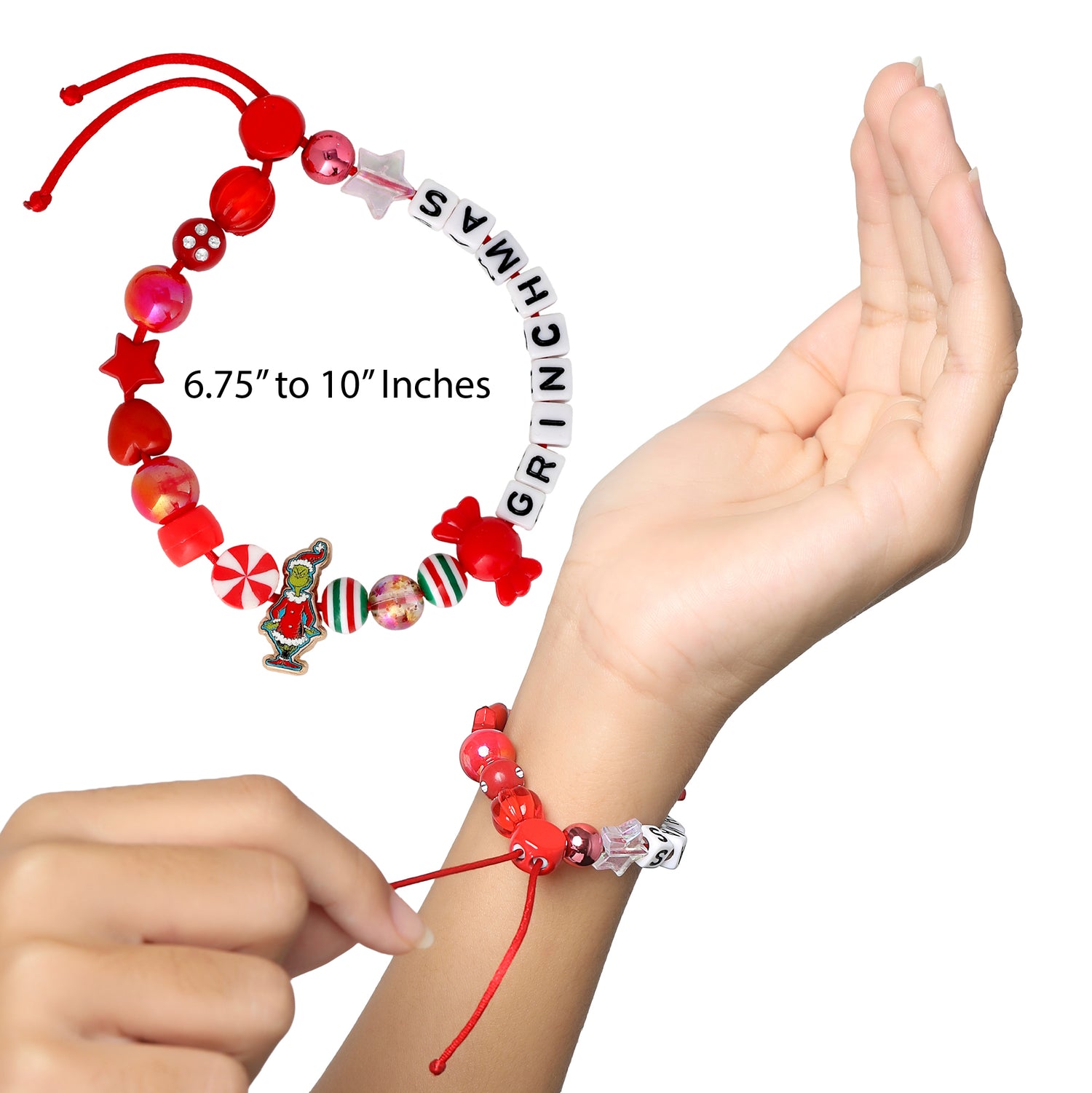 The Grinch Bracelet Set for Girls 2-Piece Official License