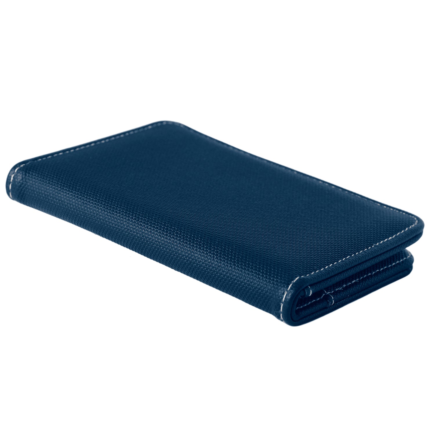 Lands' End Passport Holder for Travel, Passport Cover for Men and Women, Travel Folio (Navy) - Navy