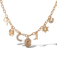 JS Jessica Simpson Starburst Charm Necklace