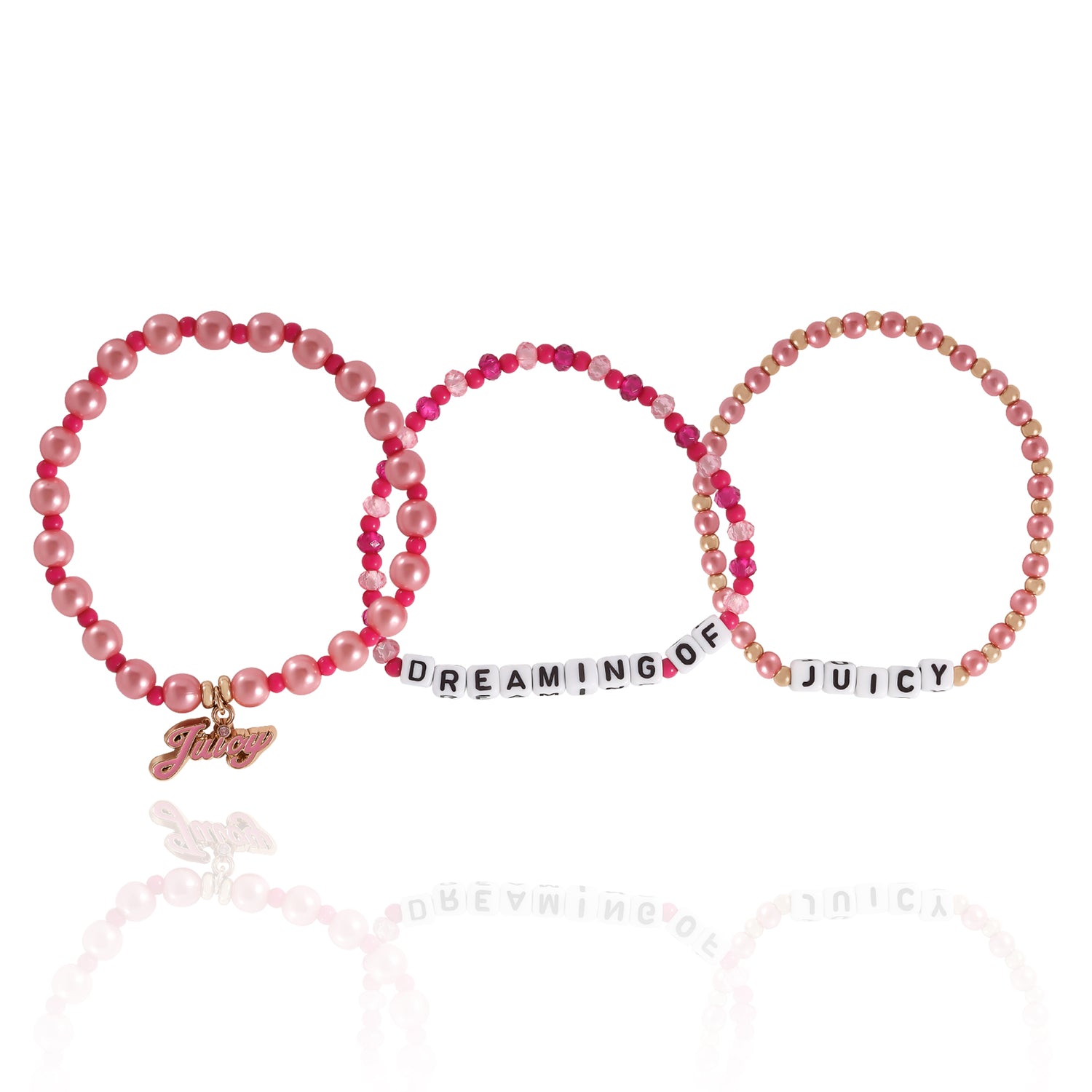 Juicy Couture Kids Dreaming of Juicy 3 Piece Stretch Beaded Jewelry