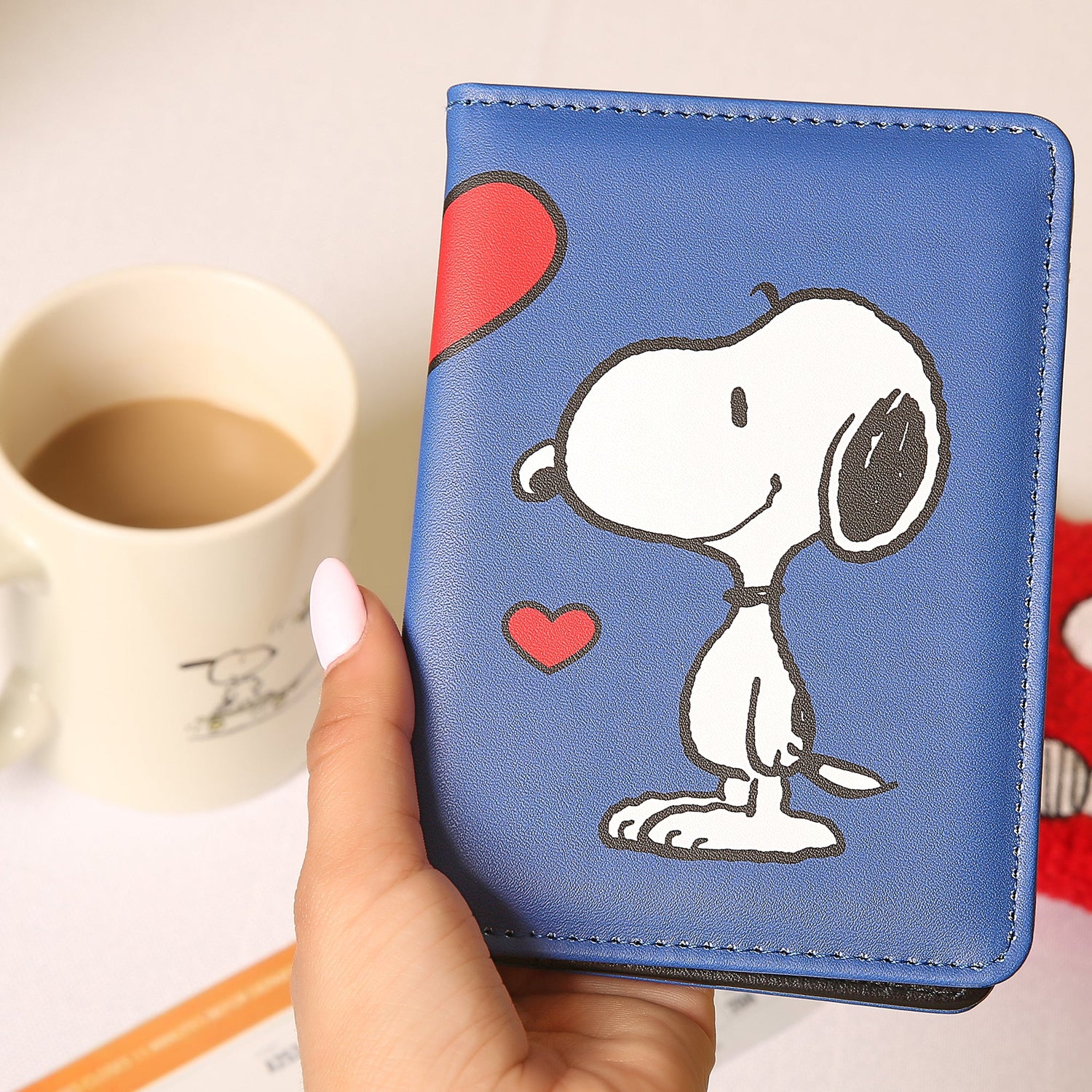 Peanuts Snoopy Passport Cover Official License, Cute Passport Holder for Travel With Woodstock, Snoopy Gifts