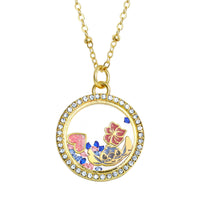 Disney Stitch Necklace Official License, Shaker Pendant
