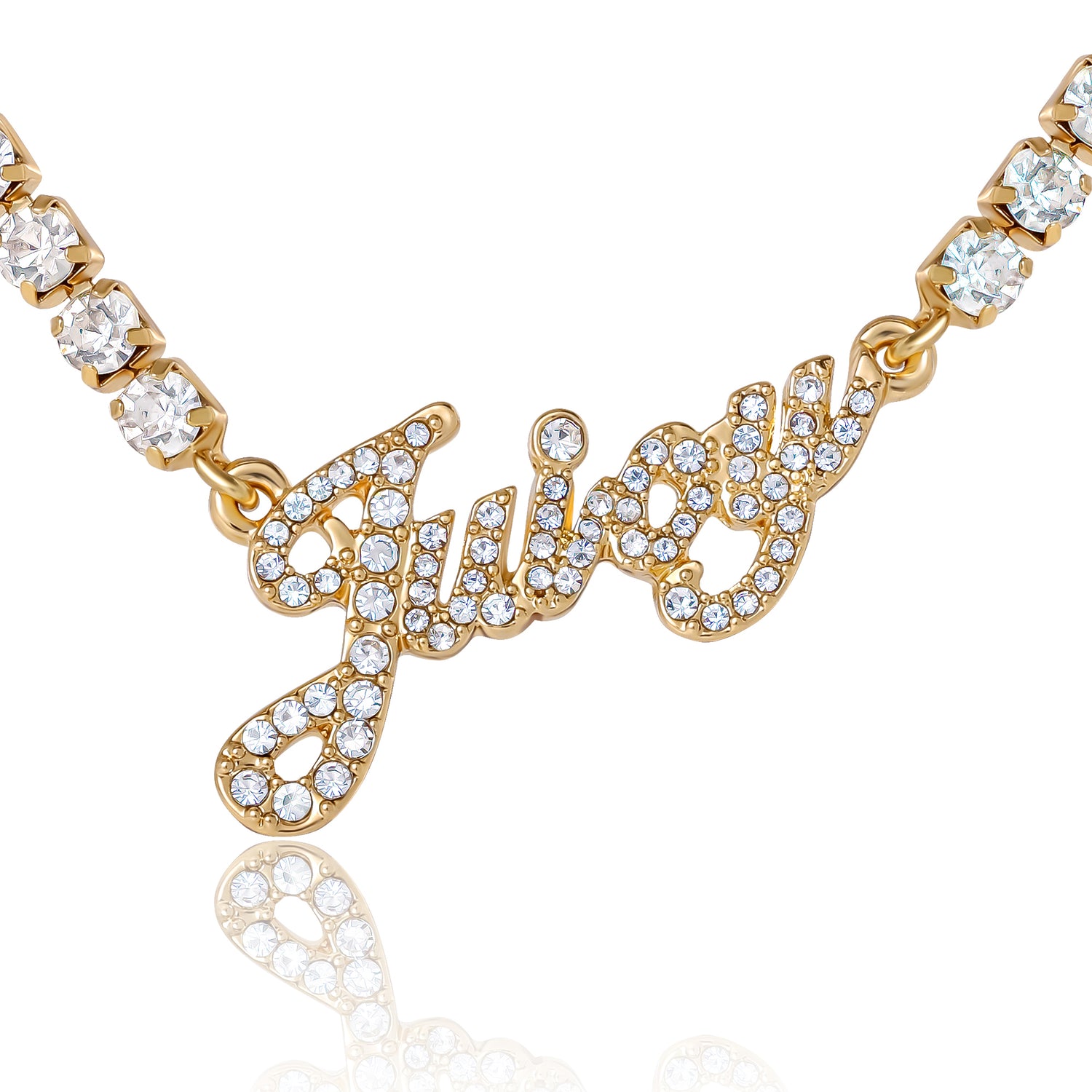 Juicy Couture Script Logo Chain Necklace