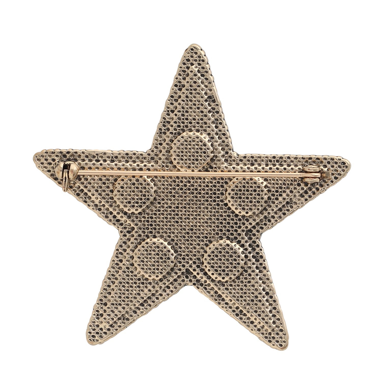Jessica Simpson Turquoise Star Pin with Crystal Accents