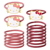 Hello Kitty Hair Ties Pack of 15 Official License, Elastic Bands for Hair
