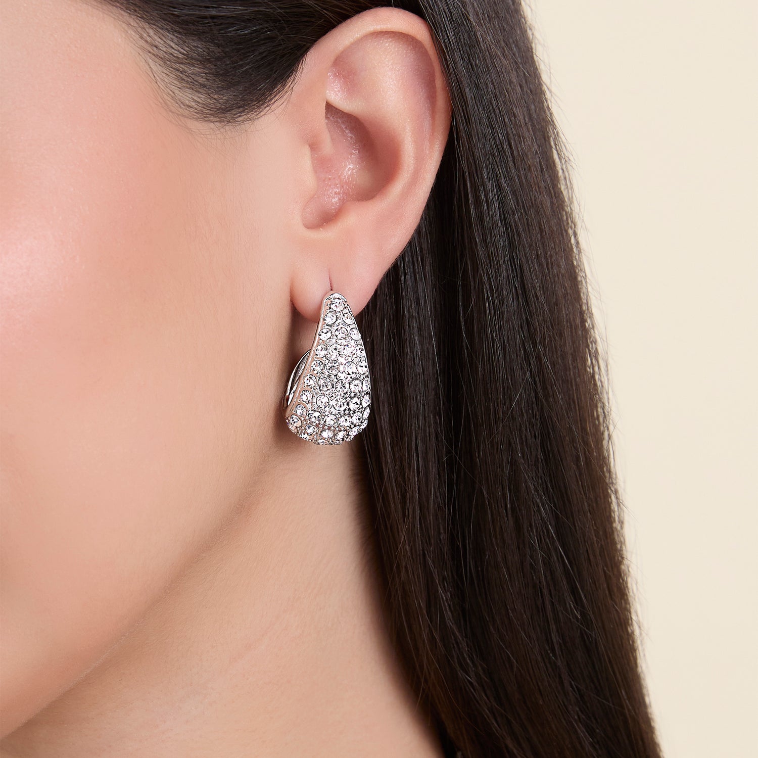Jessica Simpson Pave Teardrop Earrings