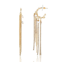 BCBGeneration Layered Tassel Statement Earrings