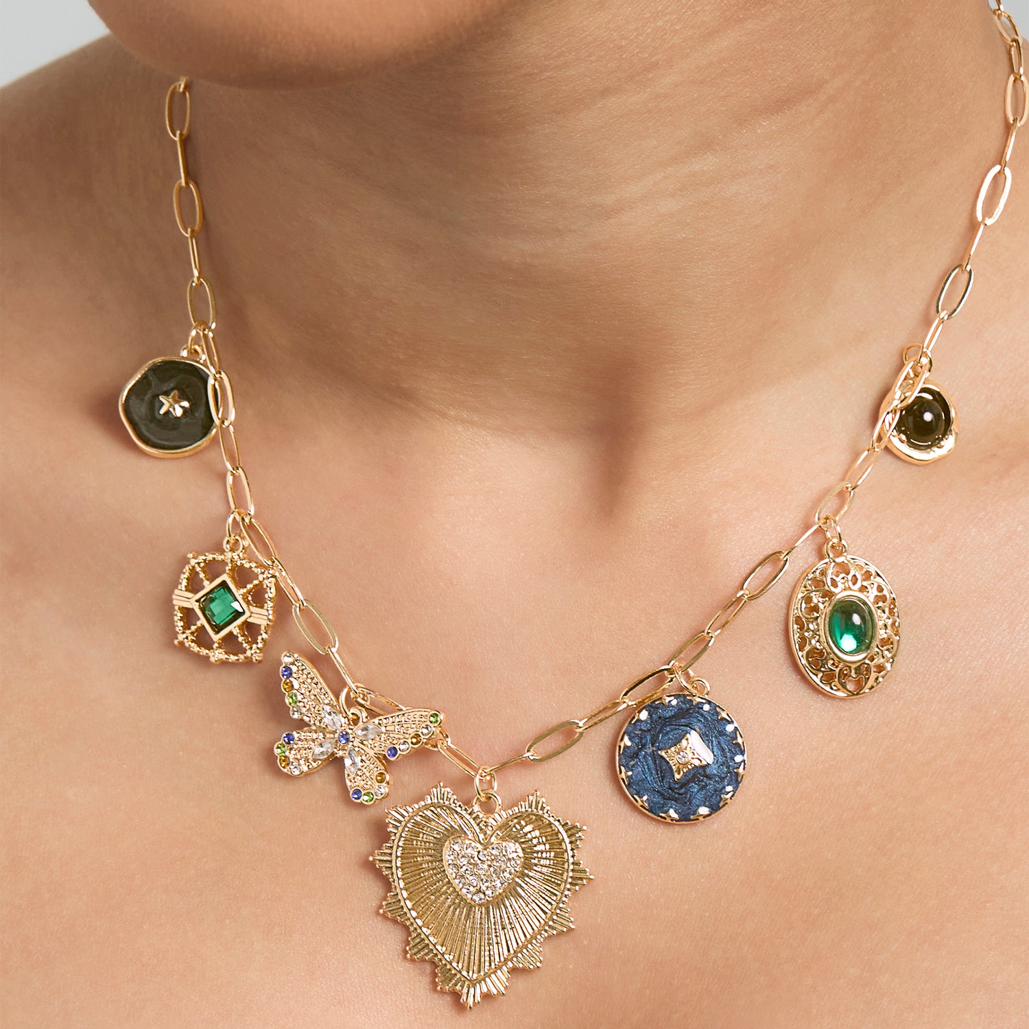 BCBGeneration Fashion Charm Necklace