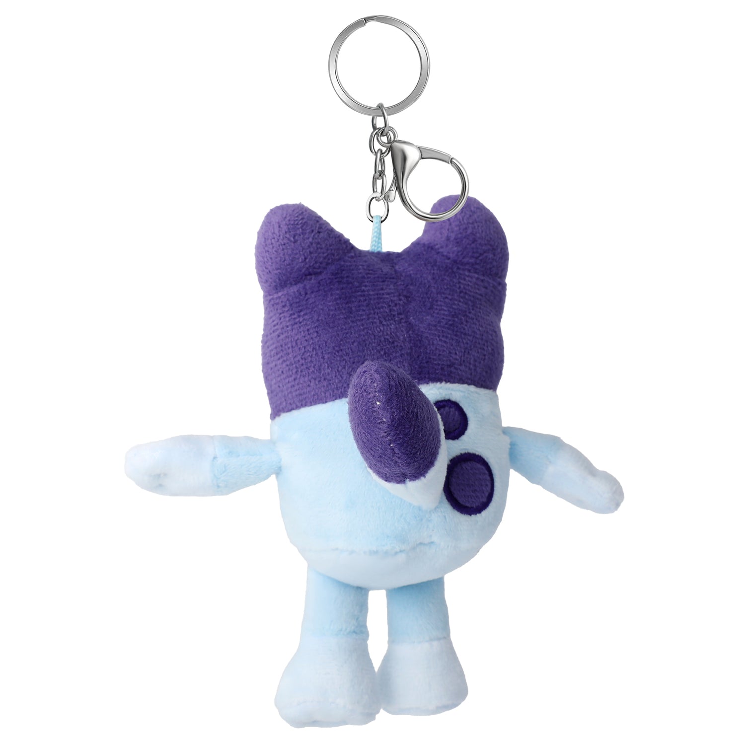 Bluey Plush Bag Charm Keychain, Official License for Backpack